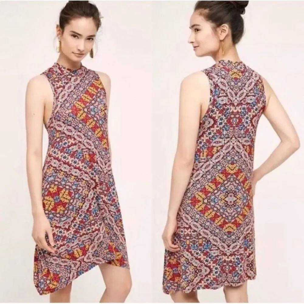 Maeve Anthropologie Lilt Sleeveless Swing Dress
